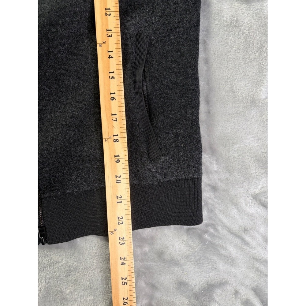 Boss Fleece Jacket H-Domico Mens 3XL Gray Full Zip Knit zippered pockets - Picture 3 of 7
